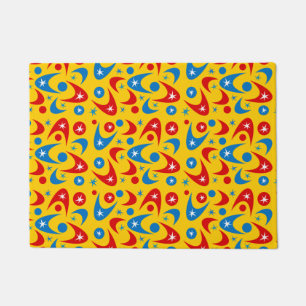 Retro Boomerangs Doormat