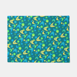 Retro Boomerangs Doormat