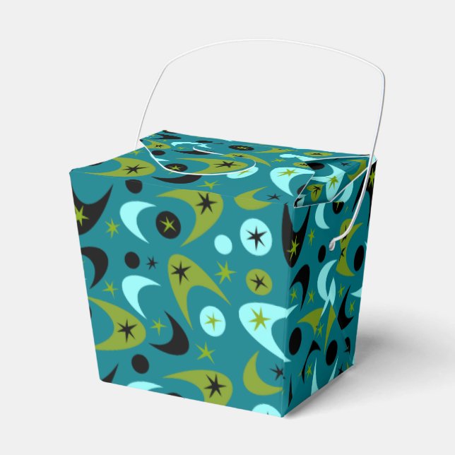 Retro Boomerangs Favour Box (Front Side)