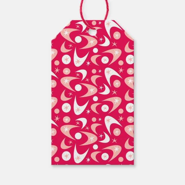 Retro Boomerangs Gift Tags (Front)