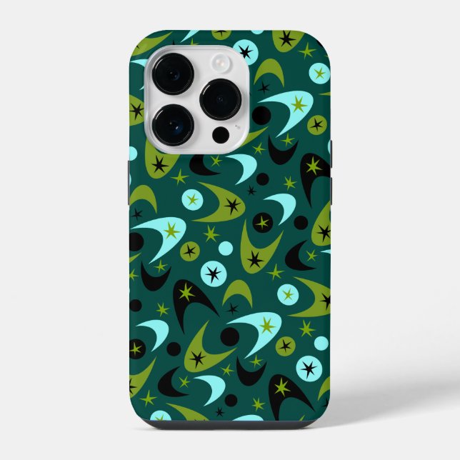 Retro Boomerangs  iPhone Case (Back)