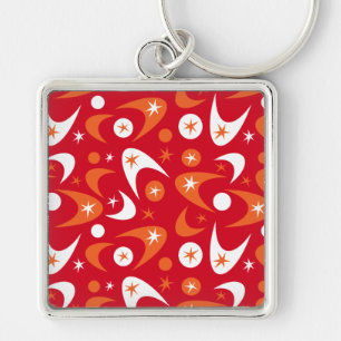 Retro Boomerangs Key Ring