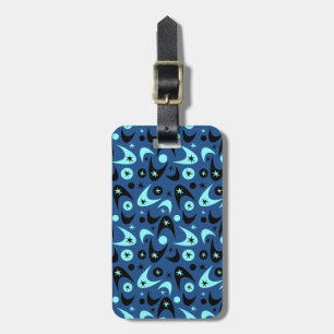 Retro Boomerangs Luggage Tag