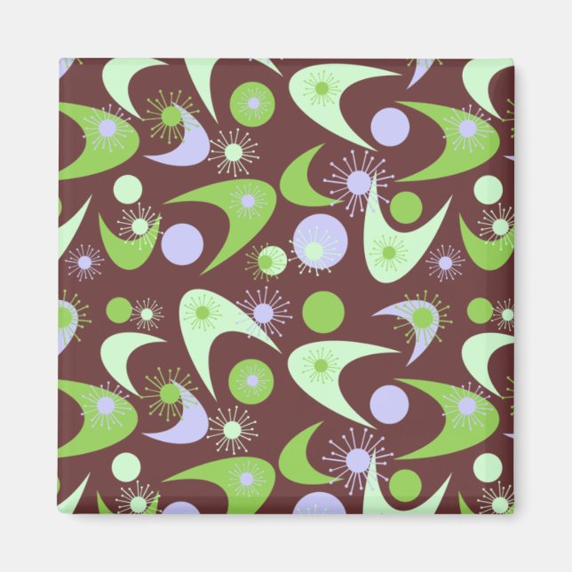 Retro Boomerangs Magnet (Front)