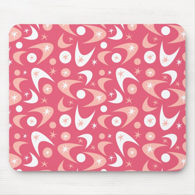 Retro Boomerangs Mouse Mat (Front)