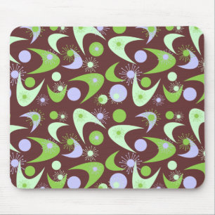 Retro Boomerangs Mouse Mat