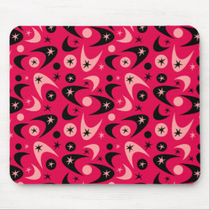 Retro Boomerangs Mouse Mat