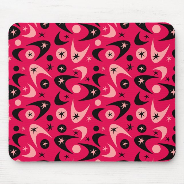 Retro Boomerangs Mouse Mat (Front)
