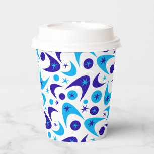 Retro Boomerangs Paper Cups
