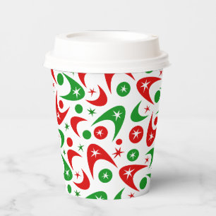 Retro Boomerangs Paper Cups