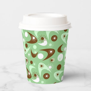Retro Boomerangs Paper Cups