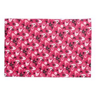 Retro Boomerangs Pillowcase