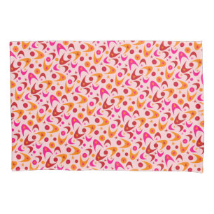 Retro Boomerangs Pillowcase