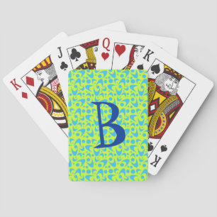 Retro Boomerangs Playing Cards