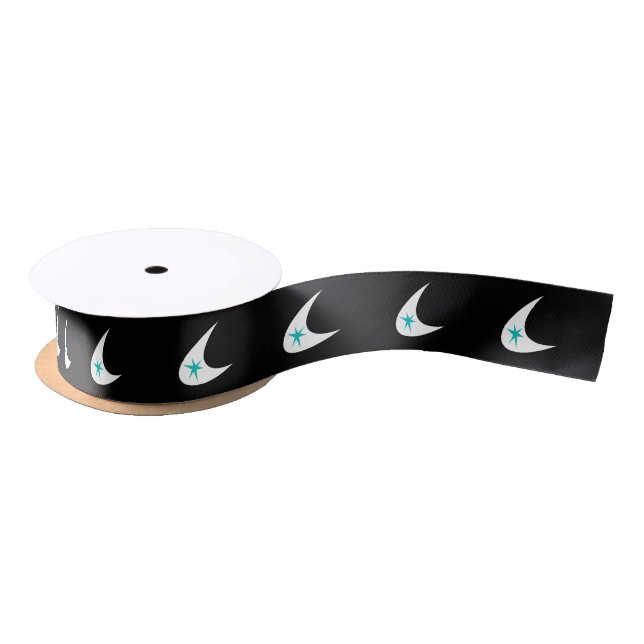 Retro Boomerangs Satin Ribbon (Spool)