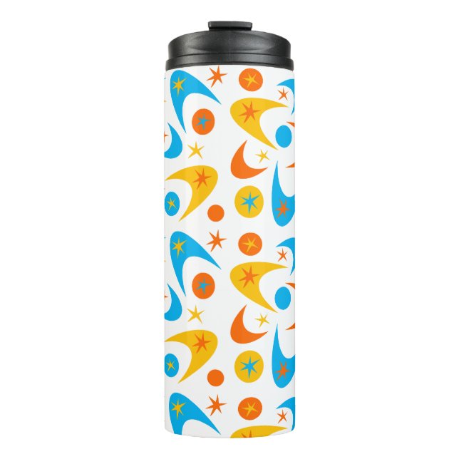 Retro Boomerangs Thermal Tumbler (Front)