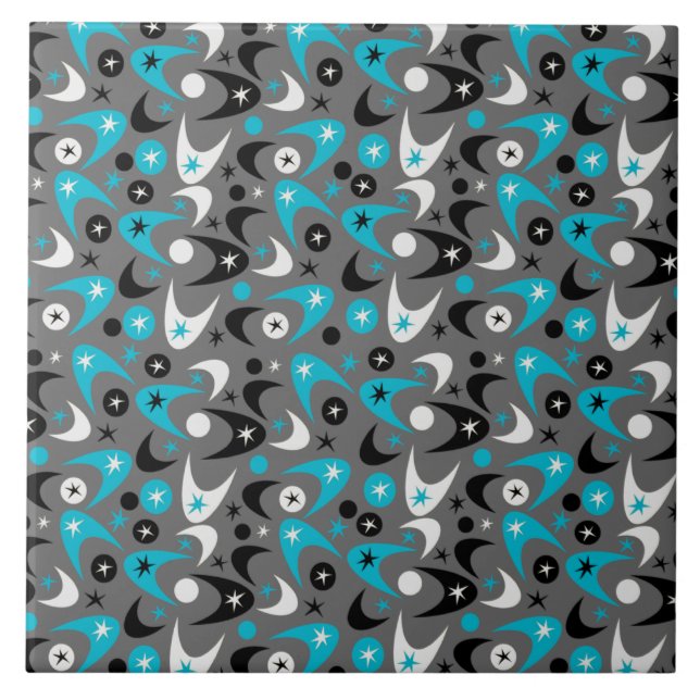 Retro Boomerangs Tile (Front)