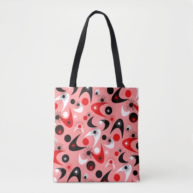 Retro Boomerangs Tote Bag (Front)
