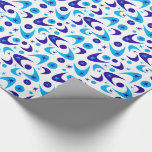 Retro Boomerangs Wrapping Paper<br><div class="desc">Retro boomerangs wrapping paper.  Background colour can be customised.</div>