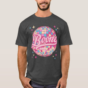 Retro Boone First Name Personalized Disco 80s Birt T-Shirt