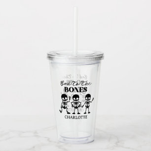 Retro Boos & Booze Spooktacular Halloween Acrylic Tumbler