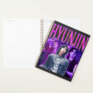 Retro Bootleg Hyunjin planner K-Pop Aesthetic