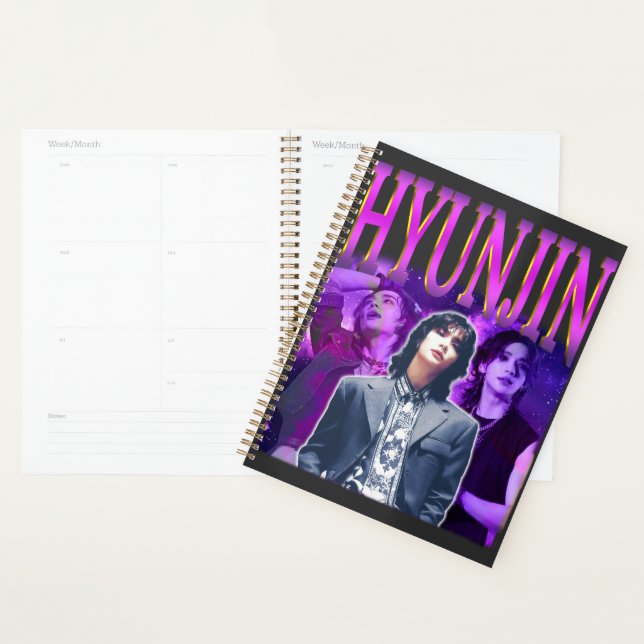 Retro Bootleg Hyunjin | planner | K-Pop Aesthetic  (Display)