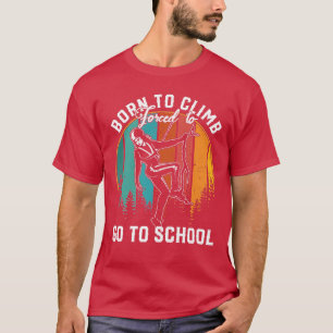 Retro Born Ride Horse Forced To Go To School Barre T-Shirt