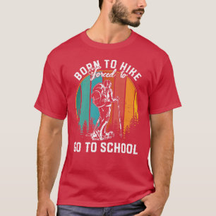 Retro Born Ride Horse Forced To Go To School Barre T-Shirt