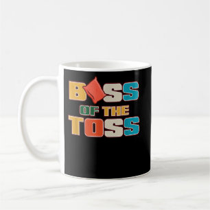 Retro Boss Of The Toss Bean Bags Toss Cornhole Coffee Mug