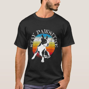 Retro Boston Terrier Men Women Kids 7ayxj T-Shirt
