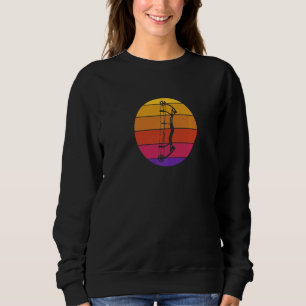 Retro Bowhunting Archer Longbow Crossbow Archery Sweatshirt