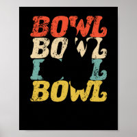 Retro Bowl Old School Bowling Vintage Ball Pins