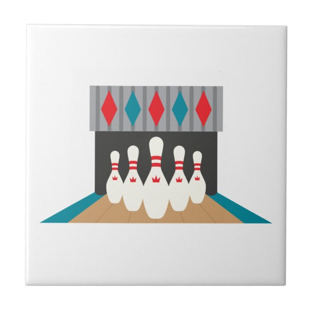 Retro Bowling Alley Tile (Front)