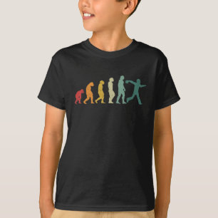 Retro bowling evolution man bowler boys Kids T-Shirt