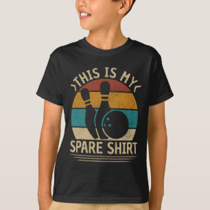 Retro Bowling Men Boys Kids Funny Bowling This Is T-Shirt