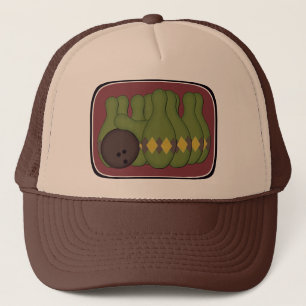 Retro Bowling Trucker Hat