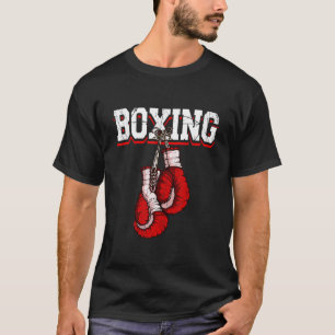 Retro Boxing Gloves Boxer Fighting Men Women Boys T-Shirt