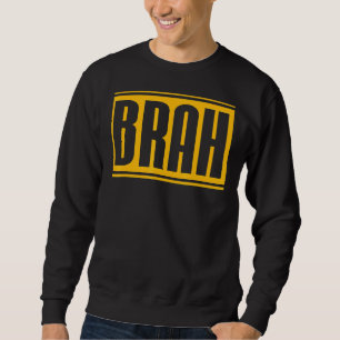 Retro Brah Surfer Vibes Surfing Dad Men Aloha Hawa Sweatshirt