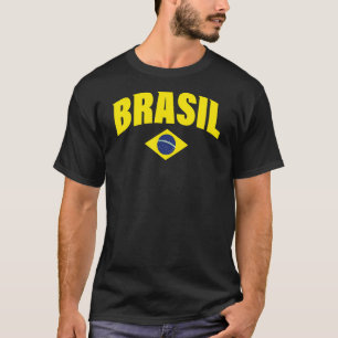 Retro Brasil Vintage Brazilian Flag Brazil boys g T-Shirt