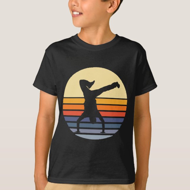 Retro Breakdance Breakdancing T-Shirt (Front)