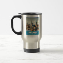 Retro Bremen Skyline 