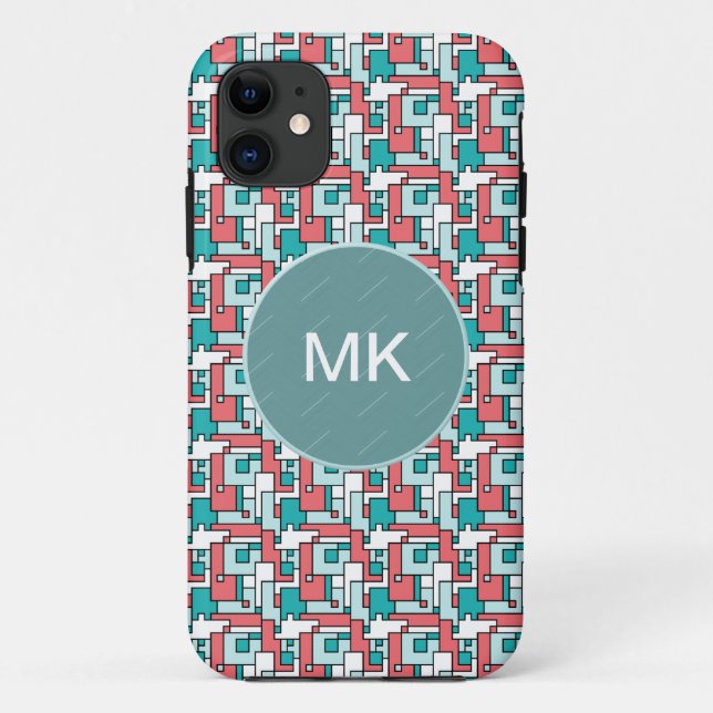 Retro Brick Pattern Case-Mate iPhone Case (Back)