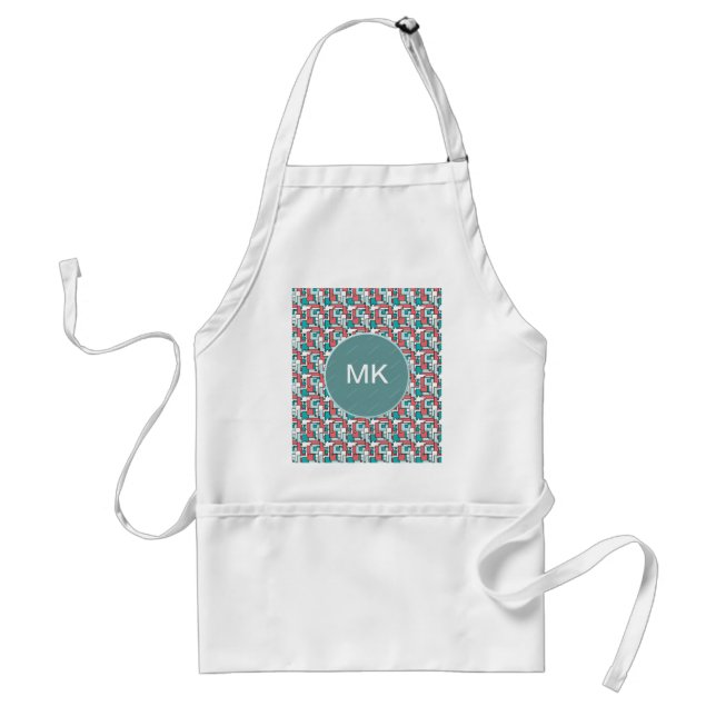 Retro Brick Pattern Standard Apron (Front)