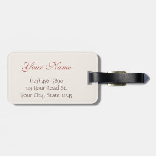 Retro Bride and Groom Birds Gifts Luggage Tag