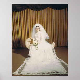 Retro Bride Poster