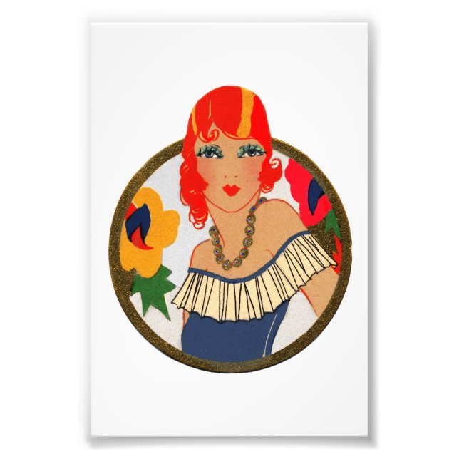 Retro Bridge Tally Redhead Photo Print (Front)