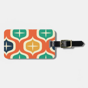 Retro Bright & Funky Luggage Tag