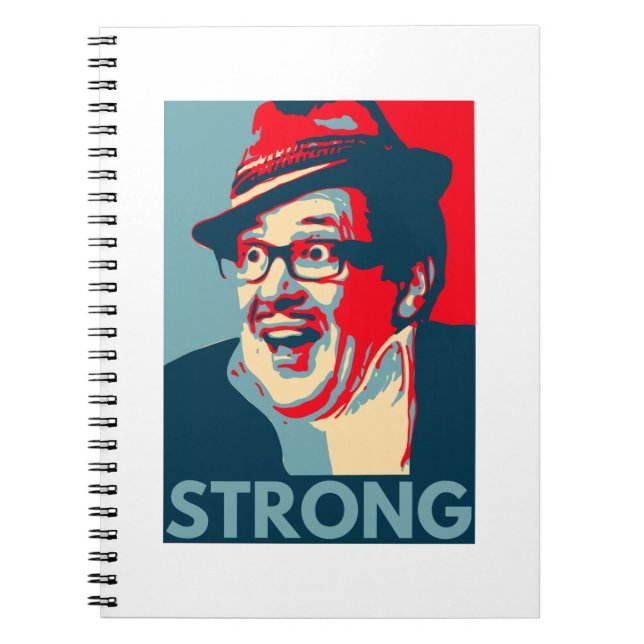 Retro British Comedy Spiral Notebook (Front)