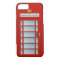 Retro British Telephone Booth Red Personalised